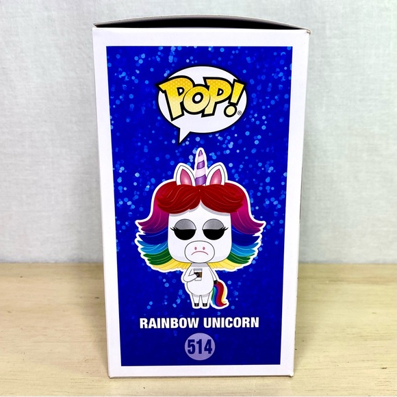Funko Pop Inside Out Rainbow Unicorn Disney Parks Exclusive 514 Pixar Vaulted - Picture 7 of 10